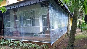 Custom Size Clear Blinds